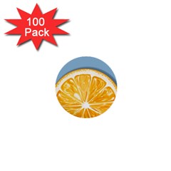 Pop Art Orange  1  Mini Buttons (100 Pack)  by Valentinaart