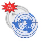 Blue Emblem of United Nations 2.25  Buttons (10 pack) 
