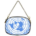 Blue Emblem of United Nations Chain Purse (Two Sides)
