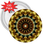 Pattern Abstract Background Art 3  Buttons (100 pack) 