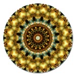 Pattern Abstract Background Art Magnet 5  (Round)