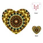 Pattern Abstract Background Art Playing Cards (Heart)