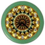 Pattern Abstract Background Art Color Wall Clock