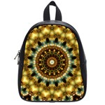 Pattern Abstract Background Art School Bag (Small)