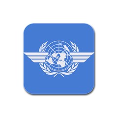 Flag Of Icao Rubber Square Coaster (4 Pack)  by abbeyz71