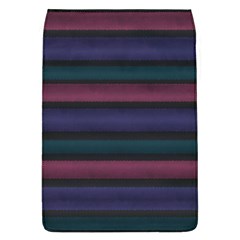 Stripes Pink Purple Teal Grey Removable Flap Cover (l) by BrightVibesDesign