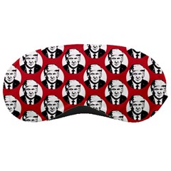 Trump Retro Face Pattern Maga Red Us Patriot Sleeping Masks by snek
