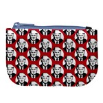 Trump Retro Face Pattern MAGA Red US Patriot Large Coin Purse