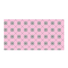 Kekistan Logo Pattern On Pink Background Satin Wrap by snek