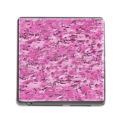 Pink Camouflage Army Military Girl Memory Card Reader (square 5 Slot) by snek