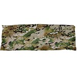 Wood camouflage military army green khaki pattern Body Pillow Case Dakimakura (Two Sides) Back