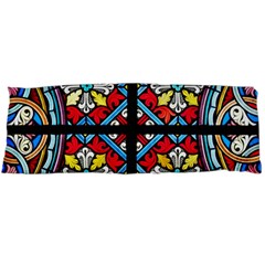 Stained Glass Window Colorful Color Body Pillow Case (dakimakura)