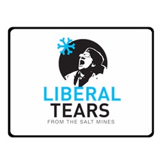 Liberal Tears Funny Screeching Democrat Screaming Fleece Blanket (small) by snek