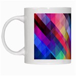 Abstract Background Colorful White Mugs