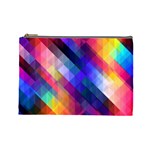 Abstract Background Colorful Cosmetic Bag (Large)