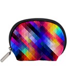 Abstract Background Colorful Accessory Pouch (Small)