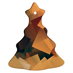 Background Triangle Ornament (christmas Tree)  by Alisyart