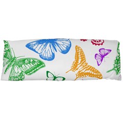 Butterfly Rainbow Body Pillow Case (dakimakura) by Alisyart