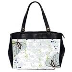Butterfly Flower Oversize Office Handbag (2 Sides)