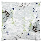 Butterfly Flower Standard Flano Cushion Case (Two Sides)