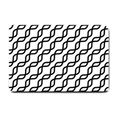 Diagonal Stripe Pattern Small Doormat 