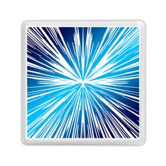 Color Blue Background Structure Memory Card Reader (square)