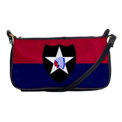 Flag Of United States Army 2nd Infantry Division Shoulder Clutch Bag by abbeyz71