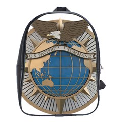 Emblem Of United States Pacific Command School Bag (large) by abbeyz71