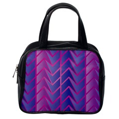 Geometric Background Abstract Classic Handbag (one Side)