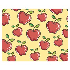 Healthy Apple Fruit Double Sided Flano Blanket (medium) 