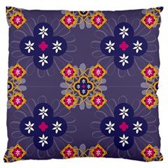 Morocco Tile Traditional Marrakech Standard Flano Cushion Case (one Side) by Alisyart