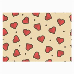 Love Heart Seamless Valentine Large Glasses Cloth (2-side)