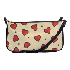 Love Heart Seamless Valentine Shoulder Clutch Bag by Alisyart