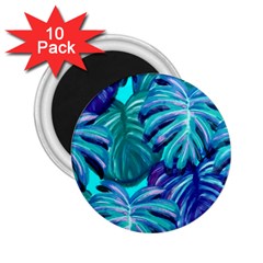 Leaves Tropical Palma Jungle 2 25  Magnets (10 Pack) 