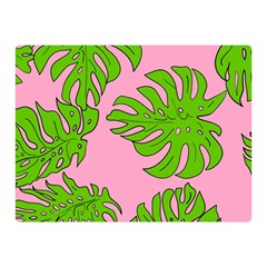 Leaves Tropical Plant Green Garden Double Sided Flano Blanket (mini)  by Alisyart