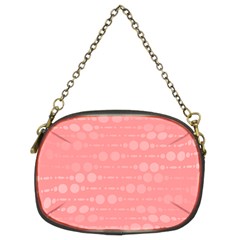 Background Polka Dots Pink Chain Purse (two Sides)