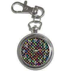 Abstract Geometric Key Chain Watches