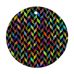 Abstract Geometric Round Ornament (two Sides)