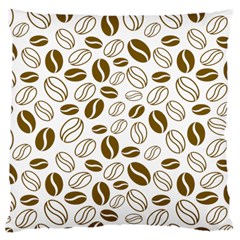 Coffee Beans Vector Large Cushion Case (two Sides) by Mariart