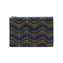 Decorative Ornamental Abstract Wave Cosmetic Bag (medium)