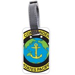 Seal of Commander of United States Pacific Fleet Luggage Tags (One Side) 