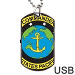 Seal of Commander of United States Pacific Fleet Dog Tag USB Flash (Two Sides)