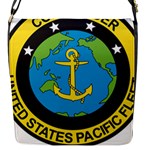 Seal of Commander of United States Pacific Fleet Flap Closure Messenger Bag (S)