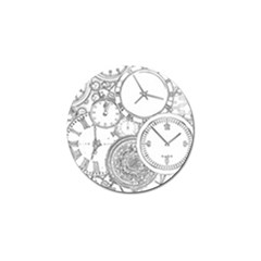 Time Goes On Golf Ball Marker by JezebelDesignsStudio