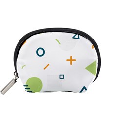Geometry Triangle Line Accessory Pouch (small) by Mariart