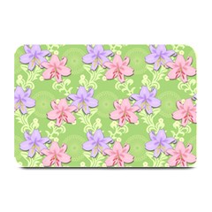 Lily Flowers Green Plant Plate Mats