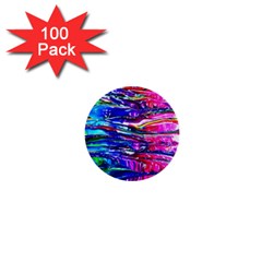 Paint Splatter - Rainbow 1  Mini Buttons (100 Pack)  by WensdaiAmbrose