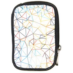 Geometric Pattern Abstract Shape Compact Camera Leather Case