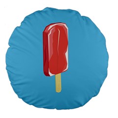 Ice Cream Large 18  Premium Flano Round Cushions