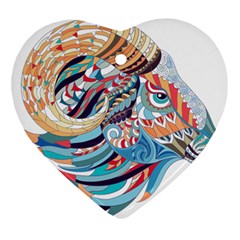 Goat Sheep Ethnic Ornament (heart) by Mariart